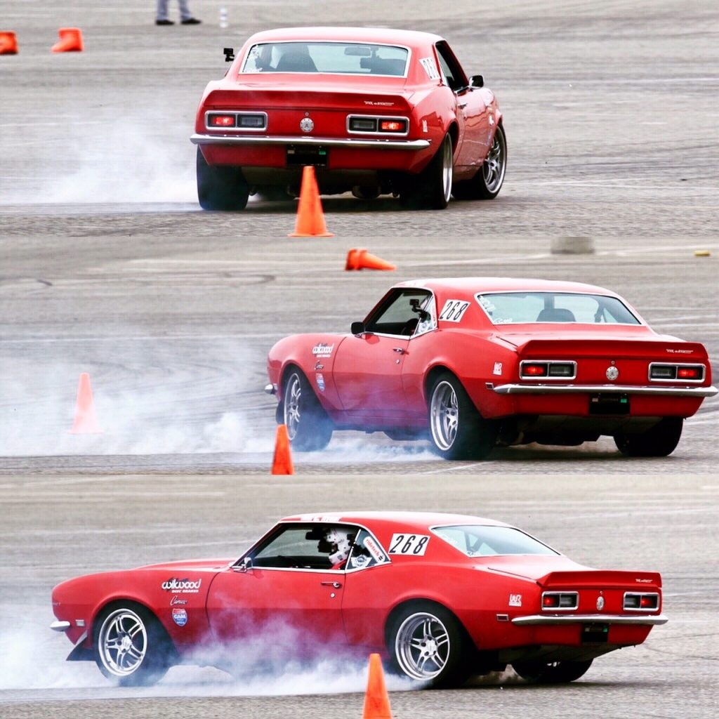 Autocross camaro spin