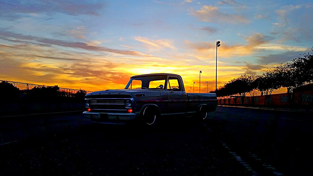 Sean Fogli F100 truck - Sunset