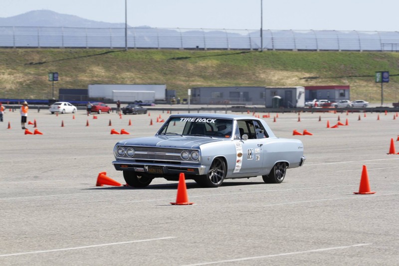 Kevin Reidy 1965 Chevelle SCCA ProSolo Fontana CAM Autocross Fontana 2017