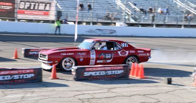 Red Apex Pro Touring Camaro OUSCI Speed Stop