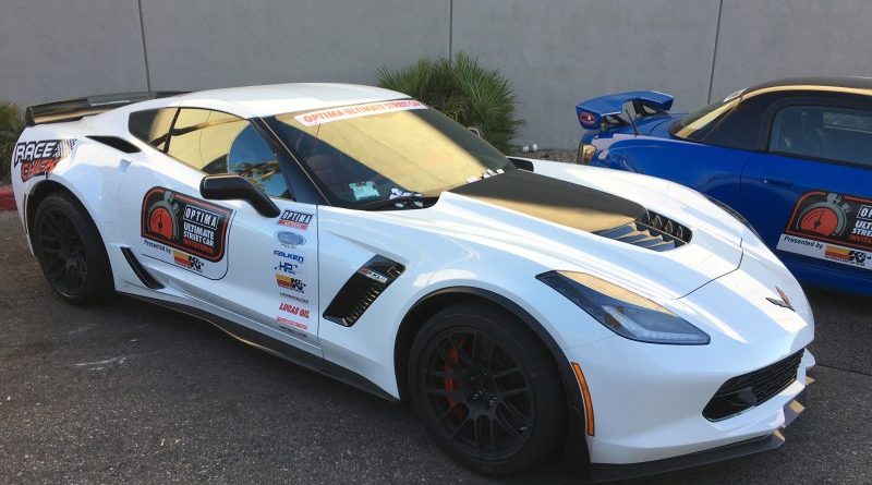 Carrie Willhoff 2015 Corvette Z06 OUSCI Optima Alley SEMA