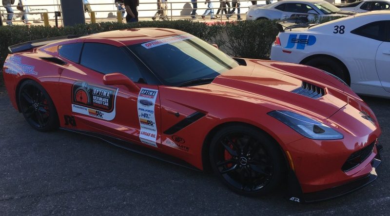 Chris Neal 2014 Chevrolet Corvette OUSCI Optima Alley SEMA