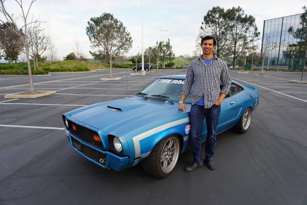 Alcino Azevedo and his Mustang II CAM-T Champion