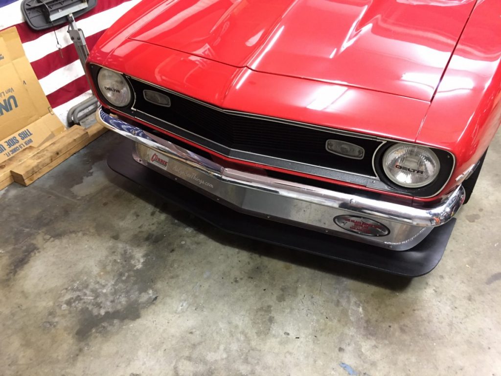 Completed DIY splitter 1968 Camaro