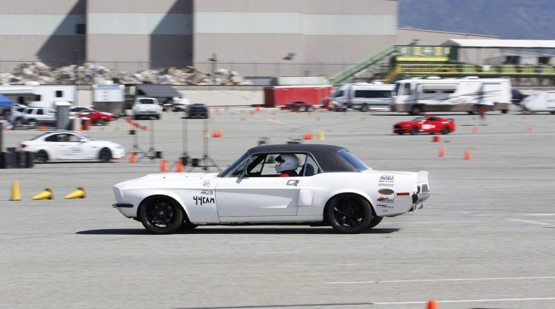 Paul Molina GT350R Mustang Joe Parks 1968 Mustang SCCA ProSolo Autocross Fontana 2017 drag race 2