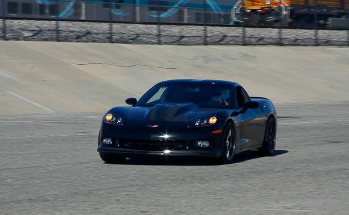 Ryan Thacker Corvette sports car class Saturday NMCA Hotchkis Autocross April 2017