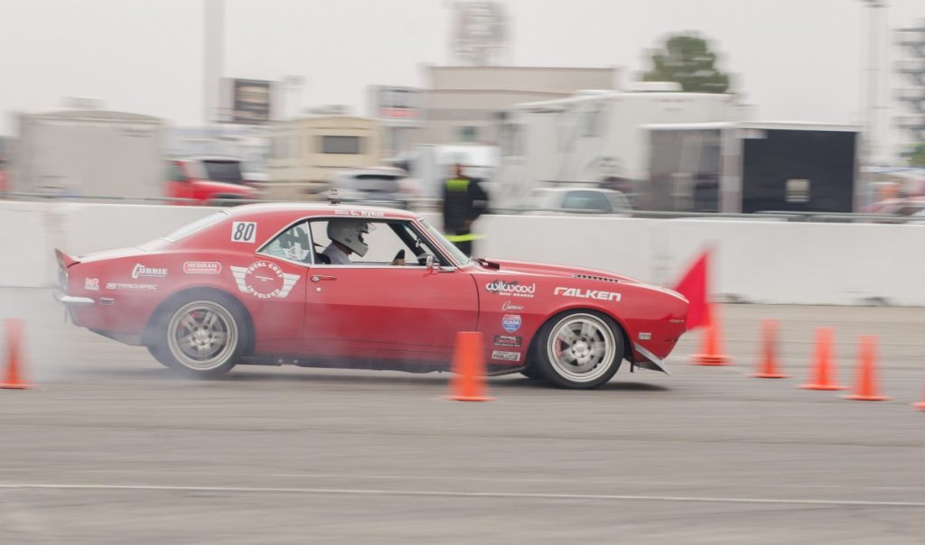 Chad Ryker 1968 Camaro LSFest West 2017 3S Challenge hard on the brakes