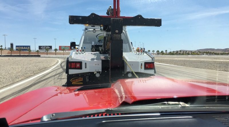 Chad Ryker 1968 Camaro towed off track LSFest West 2017