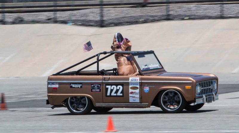 Bill Kinsman 1972 Ford Bronco T-rex NMCA West Hothckis Autocross June 2017