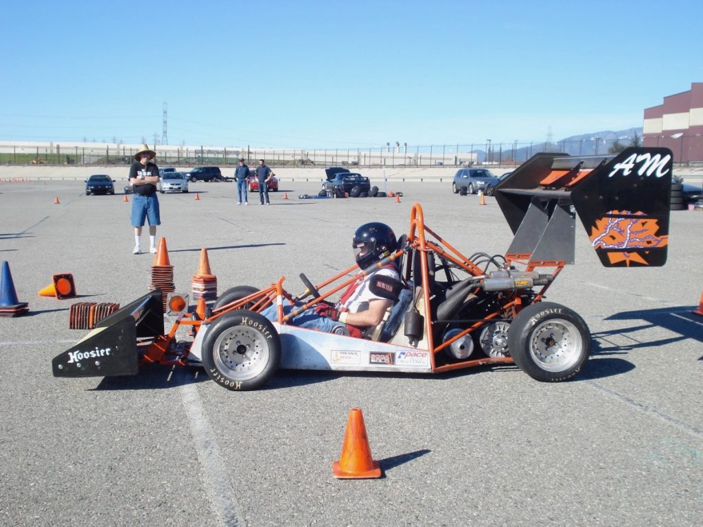 First event in car - Stacey Christopher ACME Special