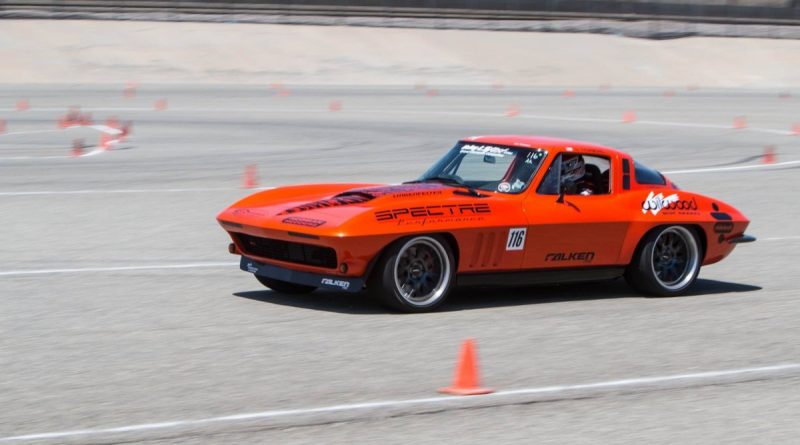 Greg Thurmond 1965 Corvette NMCA West Hothckis Autocross June 2017