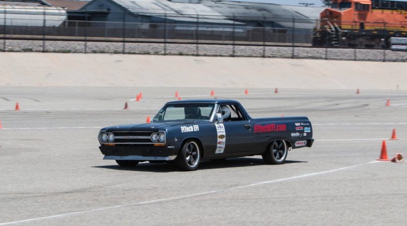 Mike Sullivan 1965 El Camino NMCA West Hothckis Autocross June 2017