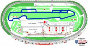 Auto club speedway ACS infield track map