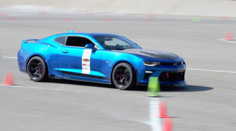 Blue Camaro NMCA West Hotchkis Autocross September 2017 speed