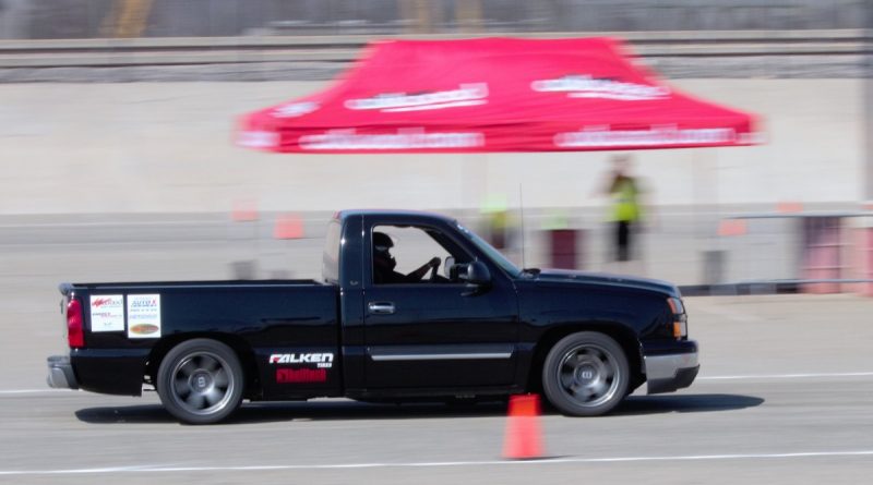 Claudia Robles 2006 Silverado Autocross truck NMCA West Hotchkis Autocross September 2017