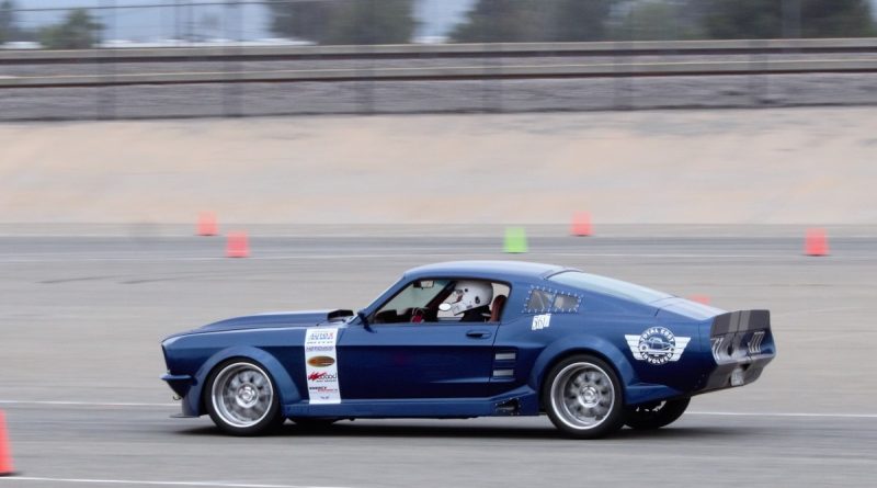 Ed Moss TCI Engineering 1967 Mustang Fastback NMCA West Hotchkis Autocross September 2017