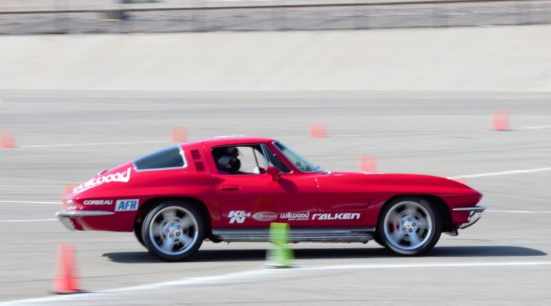 Jane Thurmond 1964 Corvette NMCA West Hotchkis Autocross September 2017 2