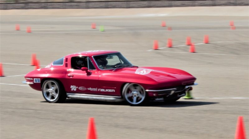 Jane Thurmond 1964 Corvette NMCA West Hotchkis Autocross September 2017