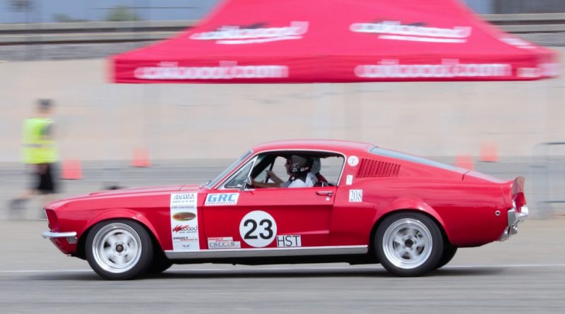 Tom Berry and John Fendel 1968 Mustang NMCA West Hotchkis Autocross September 2017