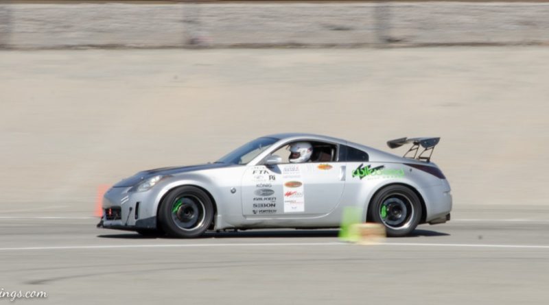 Ceasar Martinez's Nissan 350Z Saturday NMCA Hotchkis Autocross season finale October 2017