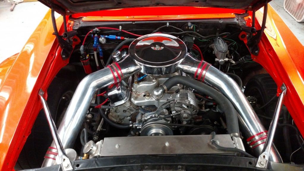 Kevin Dunn 1967 Firebird engine compartment