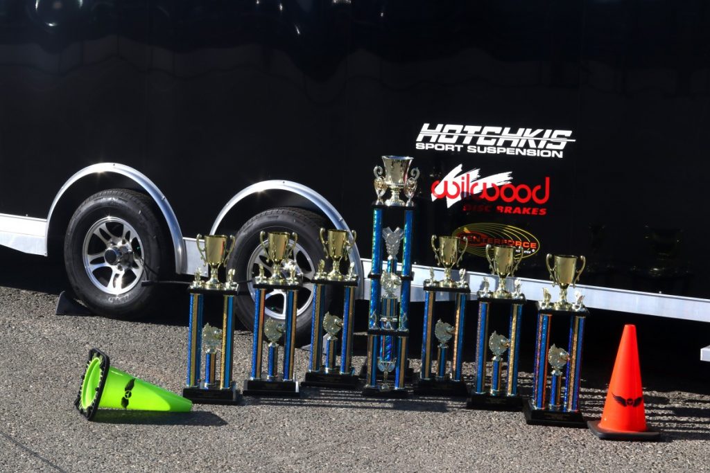 Season Champioinship Trophies NMCA Hotchkis Autocross season finale October 2017