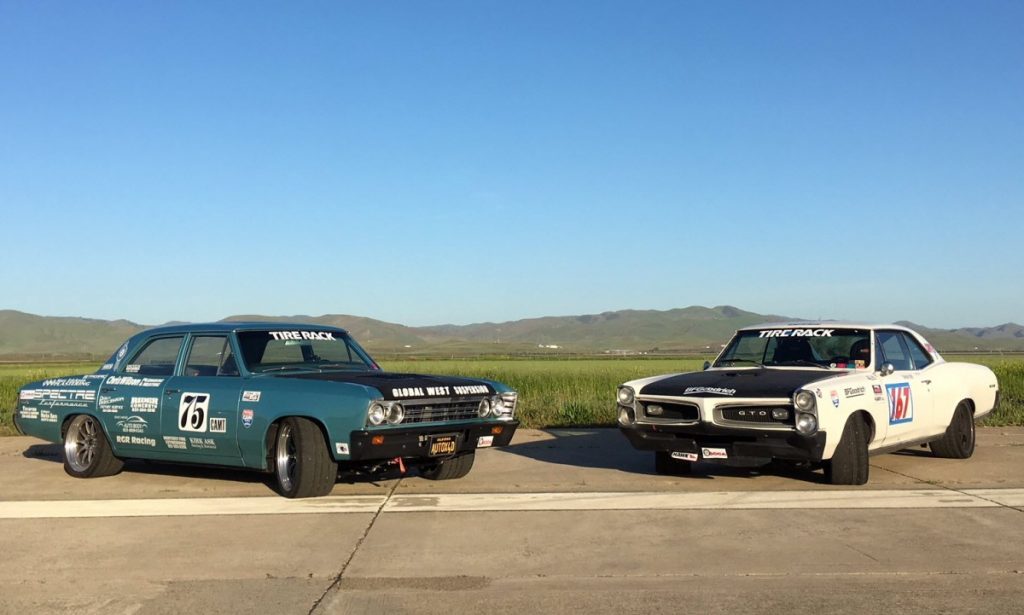Michael Erickson 1967 Chevelle Todd Lilly 1966 GTO CAM-T Crows Landing CAM Challenge ProSolo 2018
