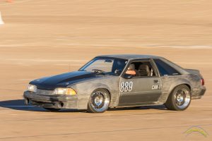 Danny Leetch Autocross Fox Body Mustang action shot 3