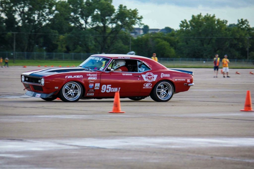 Chad Ryker AutoXandTrack Camaro 2018 SCCA Solo Nationals on course