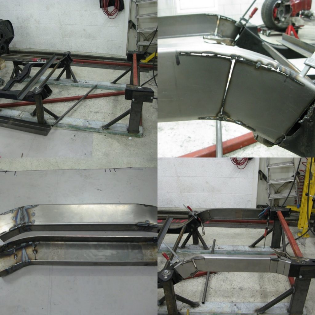Tommy Toemmerdal C5 Z06 swapped 1967 Camaro fabricating front subframe