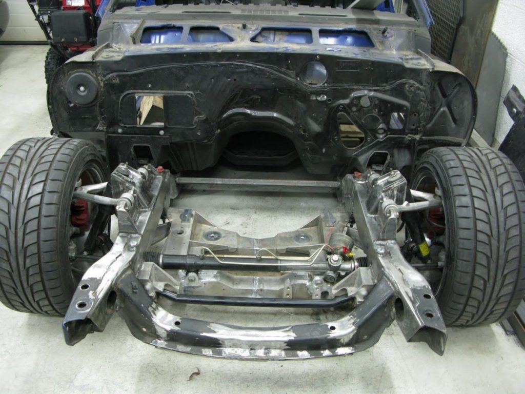 Tommy Toemmerdal C5 Z06 swapped 1967 Camaro front subframe