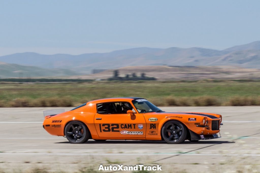 Crows Landing CAM Challenge-Brian Hobaugh 1973 Camaro CAM-T autocross winner