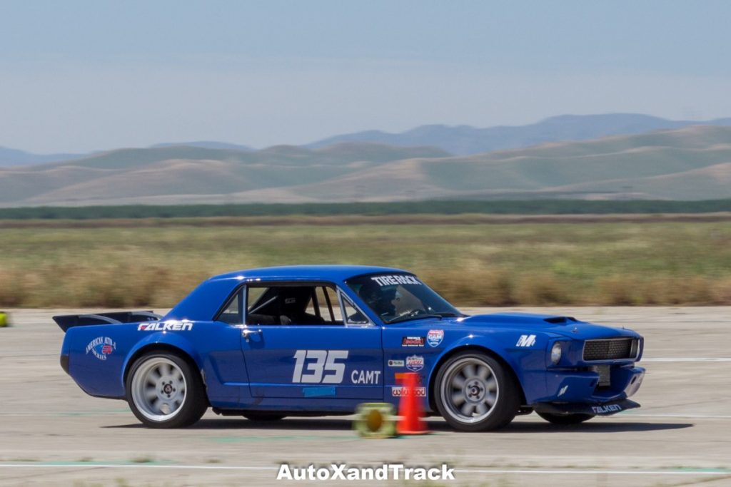 Crows Landing CAM Challenge-Mike Maier 1965 Mustang CAM-T autocross