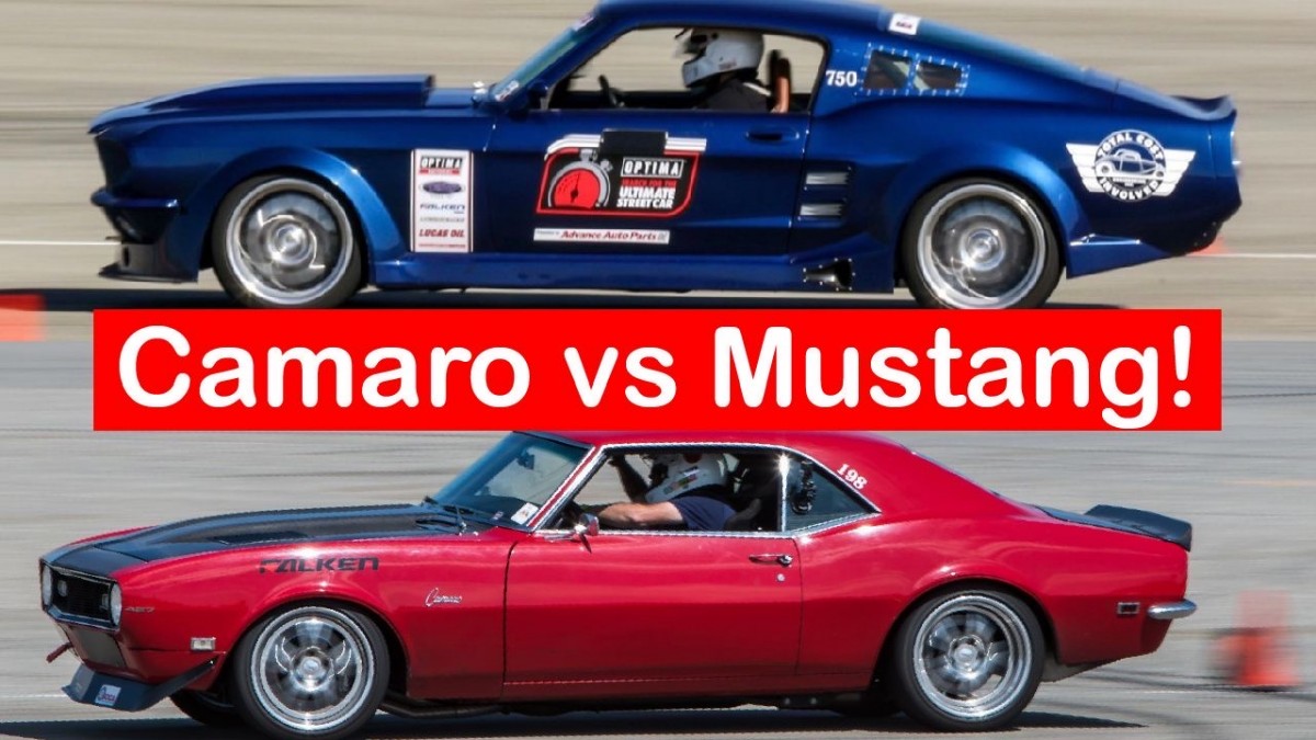 Pro Touring Camaro vs. Mustang, Round 2 — AutoXandTrack
