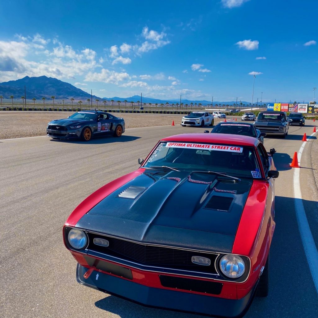 AutoXandTrack Pro Touring 1968 Camaro Optima USCA LVMS staged roadcourse