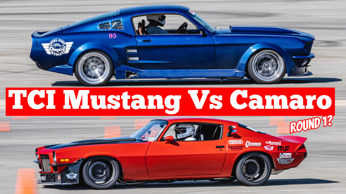 Close Racing!! TCI Mustang vs Camaro — AutoXandTrack