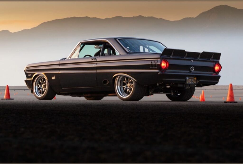 Pro Touring Ford Falcon autocross sunset